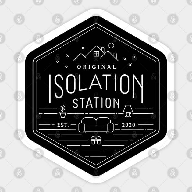 Isolation Station Sticker by barnespauline